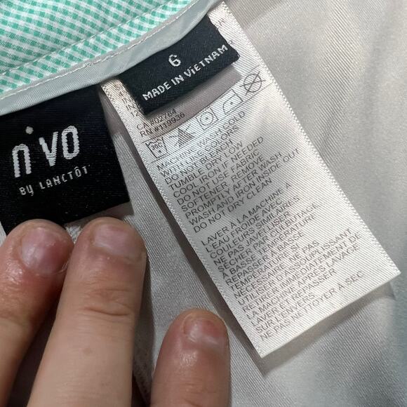 Nova Skort Golf Skirt - Blue Gingham, Size 6 - Picture 6 of 16